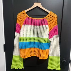 Wild fable, size:L, cute cropped sweater